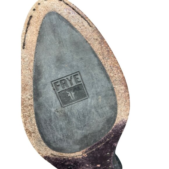 Frye Slouch Womans Black Leather Below Knee Riding Boots SZ 8M SKU 9399 - Picture 9 of 12